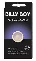 Billy Boy, Ohutustunne, Kondoomid, 6 tk hind ja info | Kondoomid | kaup24.ee