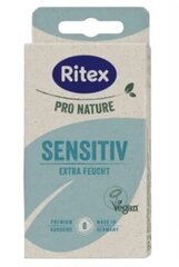 Ritex, Pro Nature Sensitiv, Кондомы, 8 штук цена и информация | Презервативы | kaup24.ee