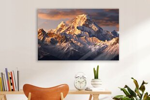 Klaasi maalimine kõrged mäed loodus 150x95 cm цена и информация | Детали интерьера | kaup24.ee