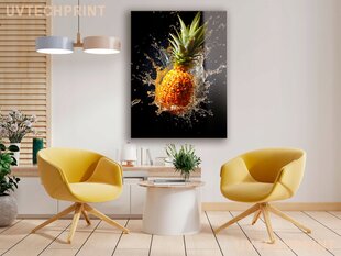 Klaasi maalimine ananass viljad kööki 83x130 cm цена и информация | Детали интерьера | kaup24.ee