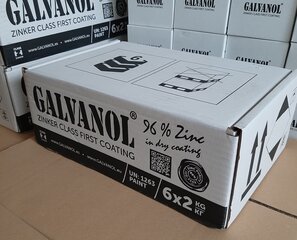 Смесь для холодного цинкования Galvanol 2 кг x 6 цена и информация | Грунтовки, шпатлевки и др. | kaup24.ee