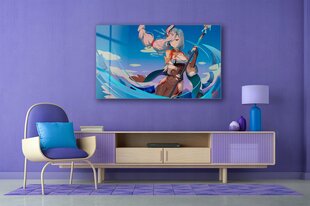 Klaasi maalimine naissõdalane anime tüdruk manga 90x60 cm цена и информация | Детали интерьера | kaup24.ee