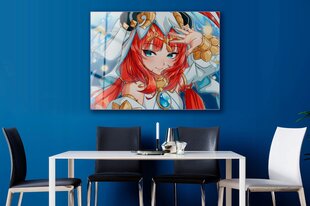 Klaasi maalimine tüdruku tegelane anime manga 130x83 cm цена и информация | Детали интерьера | kaup24.ee