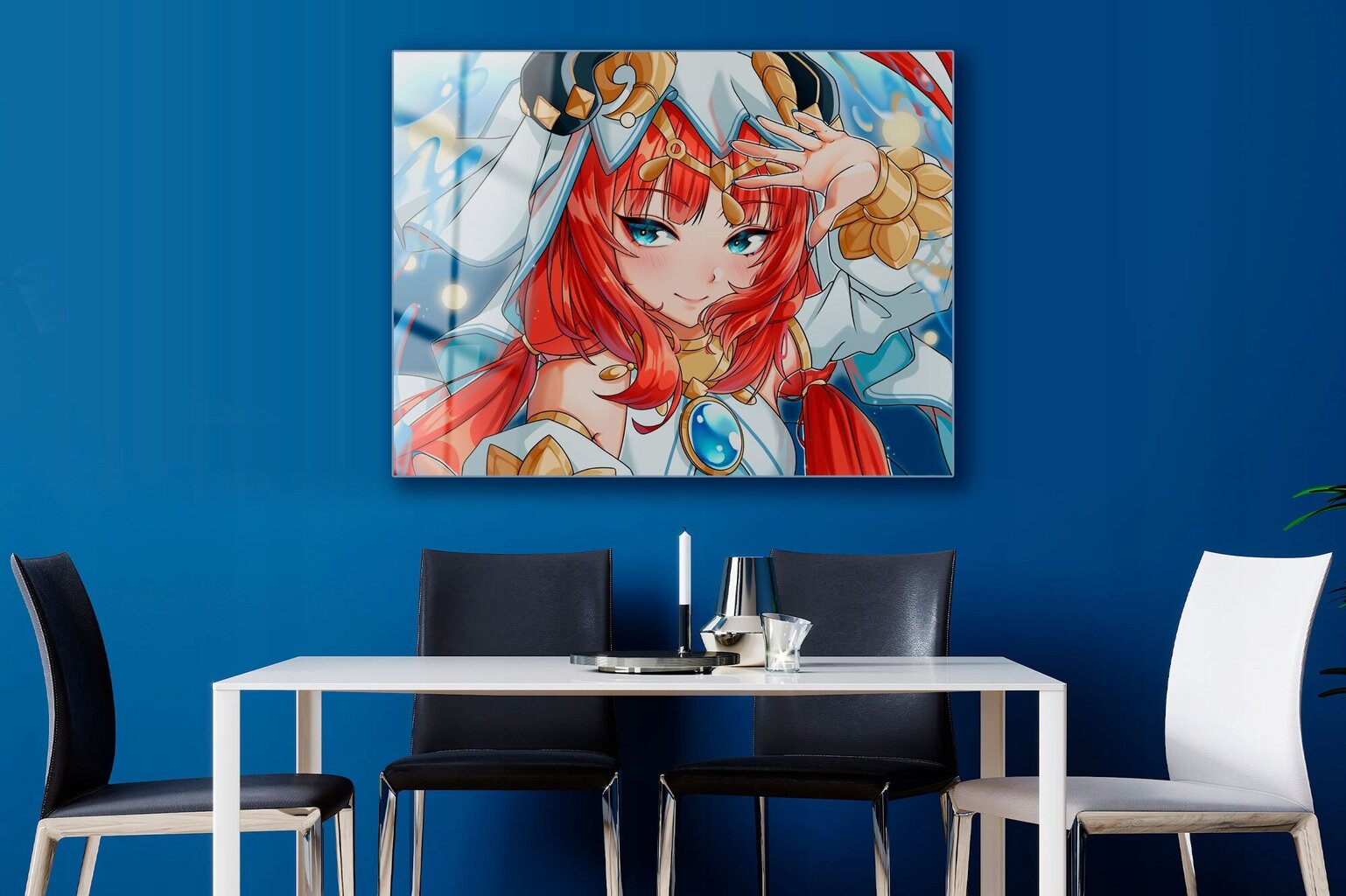 Klaasi maalimine tüdruku tegelane anime manga 130x83 cm hind ja info | Sisustuselemendid | kaup24.ee