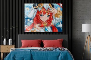 Klaasi maalimine tüdruku tegelane anime manga 130x83 cm цена и информация | Детали интерьера | kaup24.ee