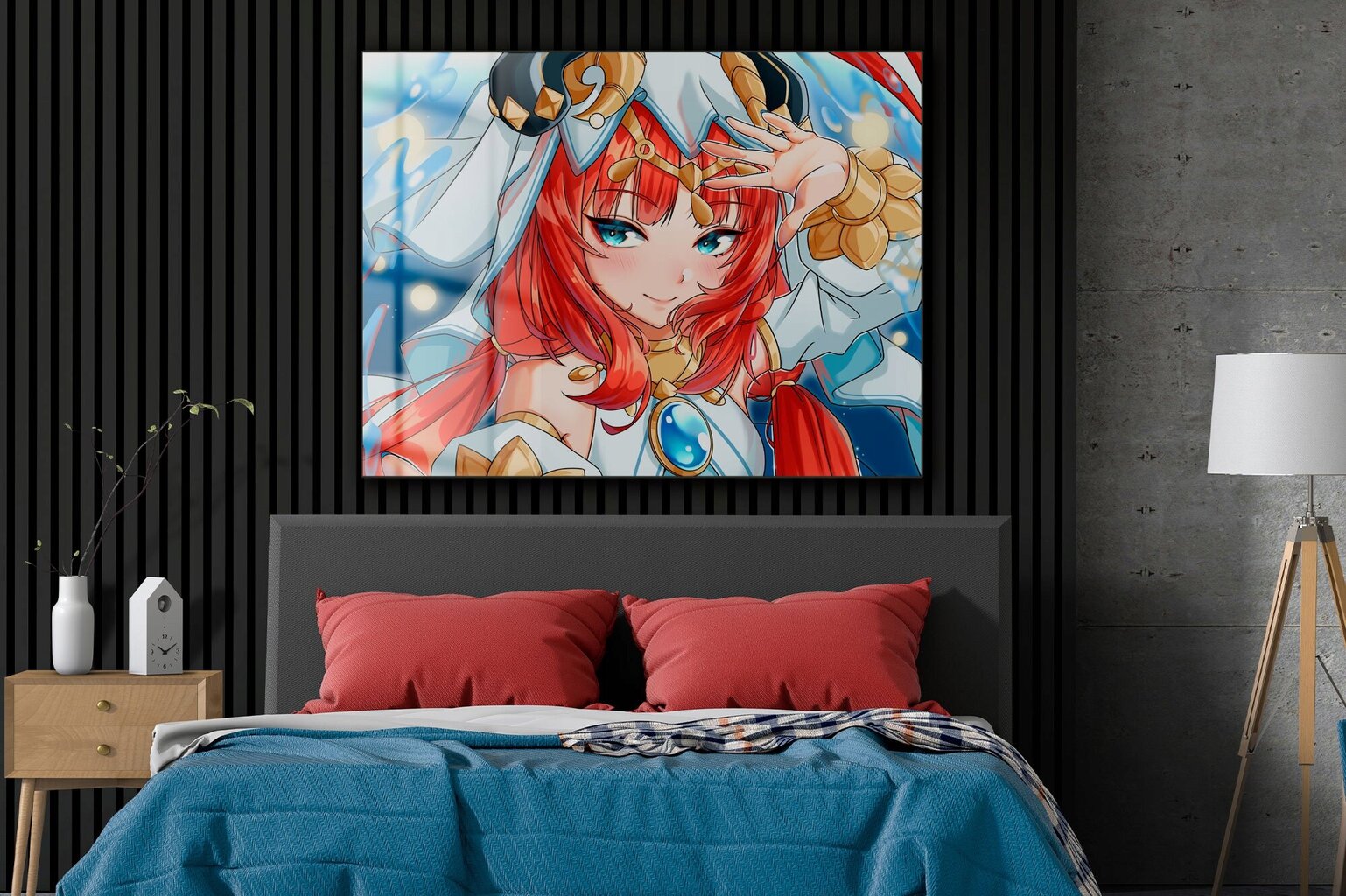 Klaasi maalimine tüdruku tegelane anime manga 130x83 cm hind ja info | Sisustuselemendid | kaup24.ee