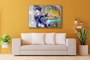 Klaasi maalimine tüdruk anime kellad manga 130x83 cm цена и информация | Детали интерьера | kaup24.ee