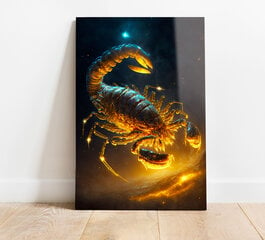 Klaasi maalimine sodiaagimärk skorpion 23x36 cm цена и информация | Детали интерьера | kaup24.ee