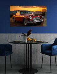 Klaasi maalimine auto retro vana mehele 130x83 cm цена и информация | Детали интерьера | kaup24.ee