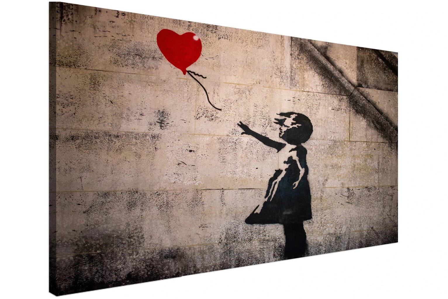 Moodne lõuendiga seinamaal elutuppa Pilt Banksy 80x120cm цена и информация | Seinapildid | kaup24.ee