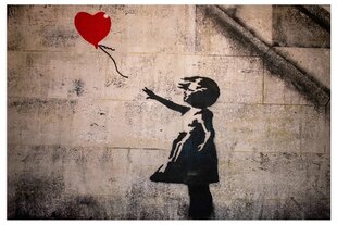 Moodne lõuendiga seinamaal elutuppa Pilt Banksy 80x120cm цена и информация | Картины, живопись | kaup24.ee