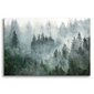 Moodne lõuendimaal elutoa magamistoa jaoks Forest in Mist Dekoratsioon 80x120 hind ja info | Seinapildid | kaup24.ee