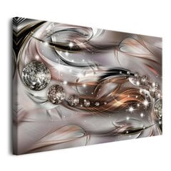 Abstraktne pilt Glamour Diamonds Silver Copper Modern Interior 80x120 цена и информация | Картины, живопись | kaup24.ee