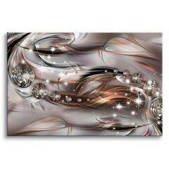 Abstraktne pilt Glamour Diamonds Silver Copper Modern Interior 80x120 цена и информация | Картины, живопись | kaup24.ee