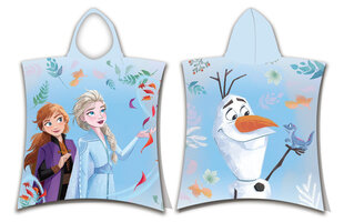 Детское полотенце Disney Frozen Blue Poncho 50x115 cm цена и информация | Полотенца | kaup24.ee