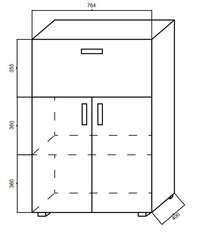 3-ukseline raamaturiiul B - R2 hind ja info | Kontoritoolid | kaup24.ee