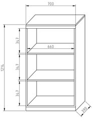 Riiulihoidik GD-RNO70 hind ja info | Kontoritoolid | kaup24.ee