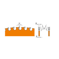 226.556.09M CMT HM saeleht roostevabast terasest 216x30x56Z / INOX hind ja info | Elektrilised saed, mootorsaed ja tarvikud | kaup24.ee