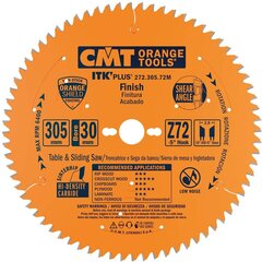 272.305.72M CMT ULTRACIENCY saag puidule 305x30x72Z / ristlõikamine hind ja info | Elektrilised saed, mootorsaed ja tarvikud | kaup24.ee