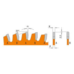 276.210.64M CMT Saetud 210x30x64Z / Komposiitplaat / puitlaastplaat / HPL hind ja info | Elektrilised saed, mootorsaed ja tarvikud | kaup24.ee