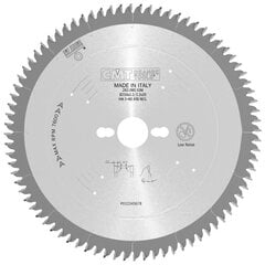 CMT Пила для ламинированных плит и МДФ 250x30x80Z / работа без подрезки цена и информация | Пилы, циркулярные станки | kaup24.ee