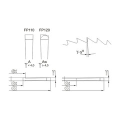 GLOBUS HSS saetera / lõiketera terasele ja malmile 20x5x48Z sirge hammastega hind ja info | Elektrilised saed, mootorsaed ja tarvikud | kaup24.ee