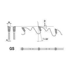 GLOBUS Пила по дереву HM 350x30x32Z / Продольный рез + ограничитель подачи цена и информация | Пилы, циркулярные станки | kaup24.ee