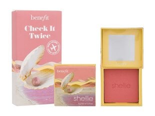 Põsepuna Benefit Shellie Cheek It Twice, Warm Seashell-Pink, 2 x 6 g kaina ir informacija | Päikesepuudrid, põsepunad | kaup24.ee