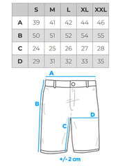 Мужские шорты Ombre OM-SRCG-0133 цена и информация | Мужские шорты | kaup24.ee