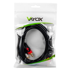 Vayox 3,5 mm, 1,5 m цена и информация | Кабели и провода | kaup24.ee