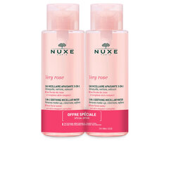 Mitsellaarvesi Nuxe Very Rose 3in1, 2x400 ml hind ja info | Näopuhastusvahendid | kaup24.ee