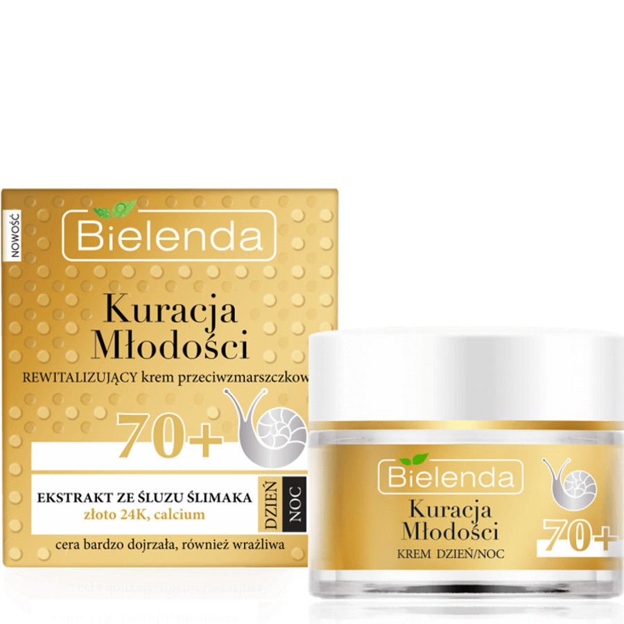 Kortsudevastane kreem Bielenda Youth Therapy 70+ Revitalizing 50 ml hind ja info | Näokreemid | kaup24.ee