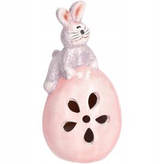Керамическая фигурка пасхального кролика на яйце цена и информация | Праздничные декорации | kaup24.ee