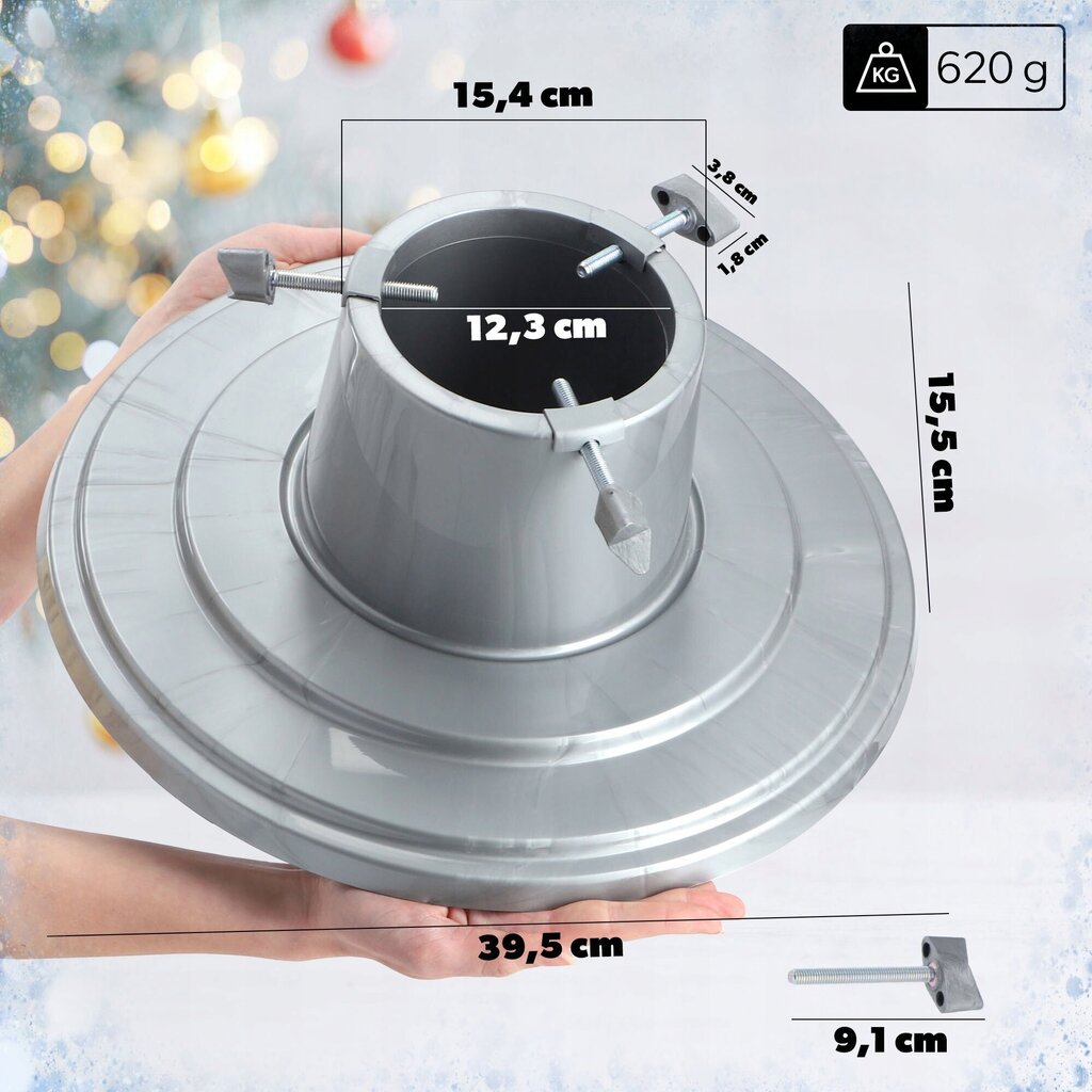 Jõulupuu alus, 15,5 cm цена и информация | Kunstkuused | kaup24.ee
