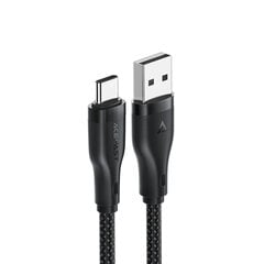 Кабель Acefast C8-04 USB-A/USB-C 3A — черный цена и информация | Кабели для телефонов | kaup24.ee