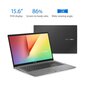 Asus Vivobook S15 S533| i7-1165G7 (4C/8T, 2.8-4.7 Ghz, 12MB)| 8GB | 15.6" FHD, IPS| 512GB| Wi-Fi 6 AX1650i, BT 5.0| Windows 11 Pro| Uuendatud/Renew цена и информация | Sülearvutid | kaup24.ee