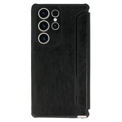 Чехол-книжка из кожи бритвы для Samsung Galaxy A55 5G, черный цена и информация | Чехлы для телефонов | kaup24.ee