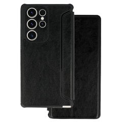 Кожаный чехол-книжка с бритвой для Xiaomi Redmi Note 13 Pro 5G, черный цена и информация | Чехлы для телефонов | kaup24.ee