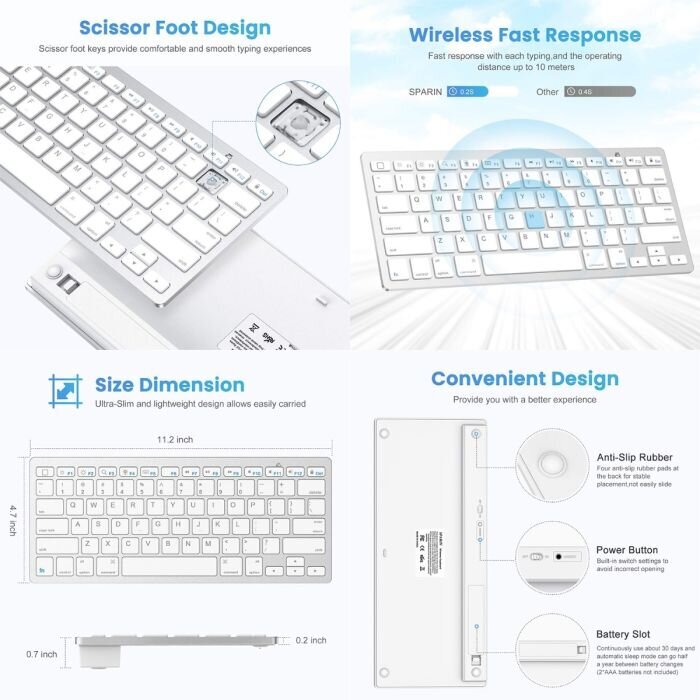 Yesido KB11 hind ja info | Klaviatuurid | kaup24.ee