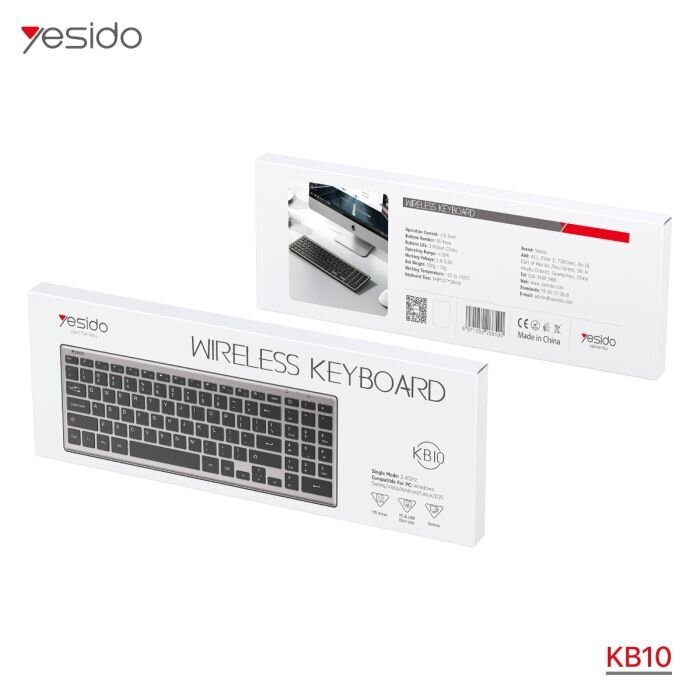 Yesido KB10 hind ja info | Klaviatuurid | kaup24.ee