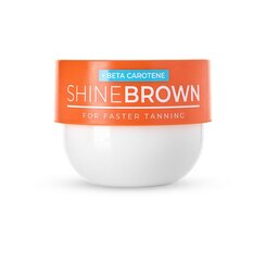 Päevituskreem Shine Brown Byrokko Beta Carotene Tanning Maximiser, 210 ml hind ja info | Päikesekreemid | kaup24.ee