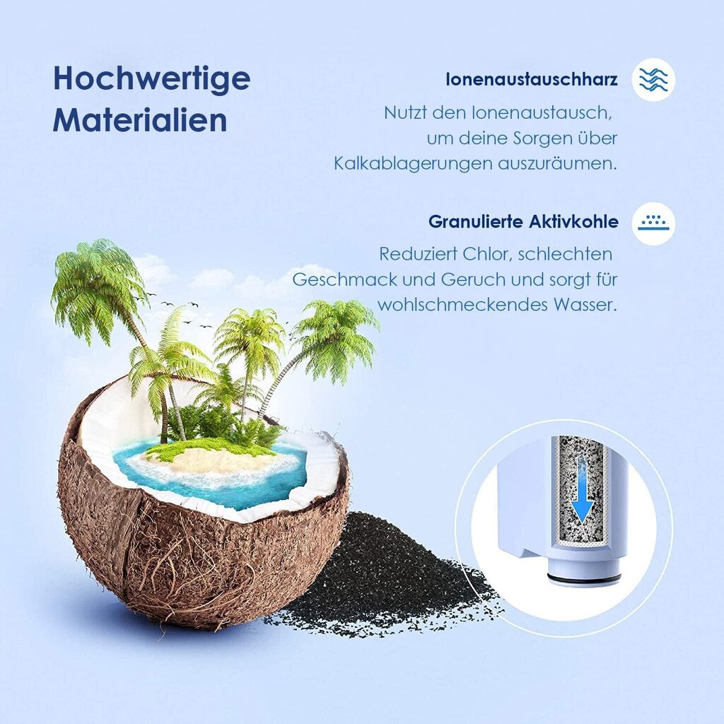 Veefiltri kassett Waterdrop Philips AquaClean® CA6903, 3 tk hind ja info | Filterkannud ja filtrid | kaup24.ee