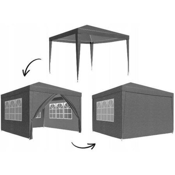 Aiamarkiis Carruzzo 3x3m цена и информация | Aiamööbli komplektid | kaup24.ee