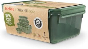 Набор Tefal Masterseal Eco из 4 предметов цена и информация | Посуда для хранения еды | kaup24.ee