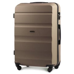 Большой чемодан Wings L AT01, светло-коричневый цена и информация | Чемоданы, дорожные сумки | kaup24.ee