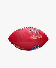 Wilson NFL Juuniori Meeskonna Logo Jalgpall - San Francisco 49ers hind ja info | Jalgpalli varustus ja riided | kaup24.ee