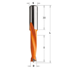 CMT Tühi puurimispistoda D11 I35 L70 S10 mm / HM standard / parempoolne / parempoolne hind ja info | Akutrellid, kruvikeerajad | kaup24.ee