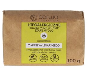 Hüpoallergeenne naturaalne Poola seep võilille ekstraktiga Barwa 100 ml цена и информация | Мыло | kaup24.ee