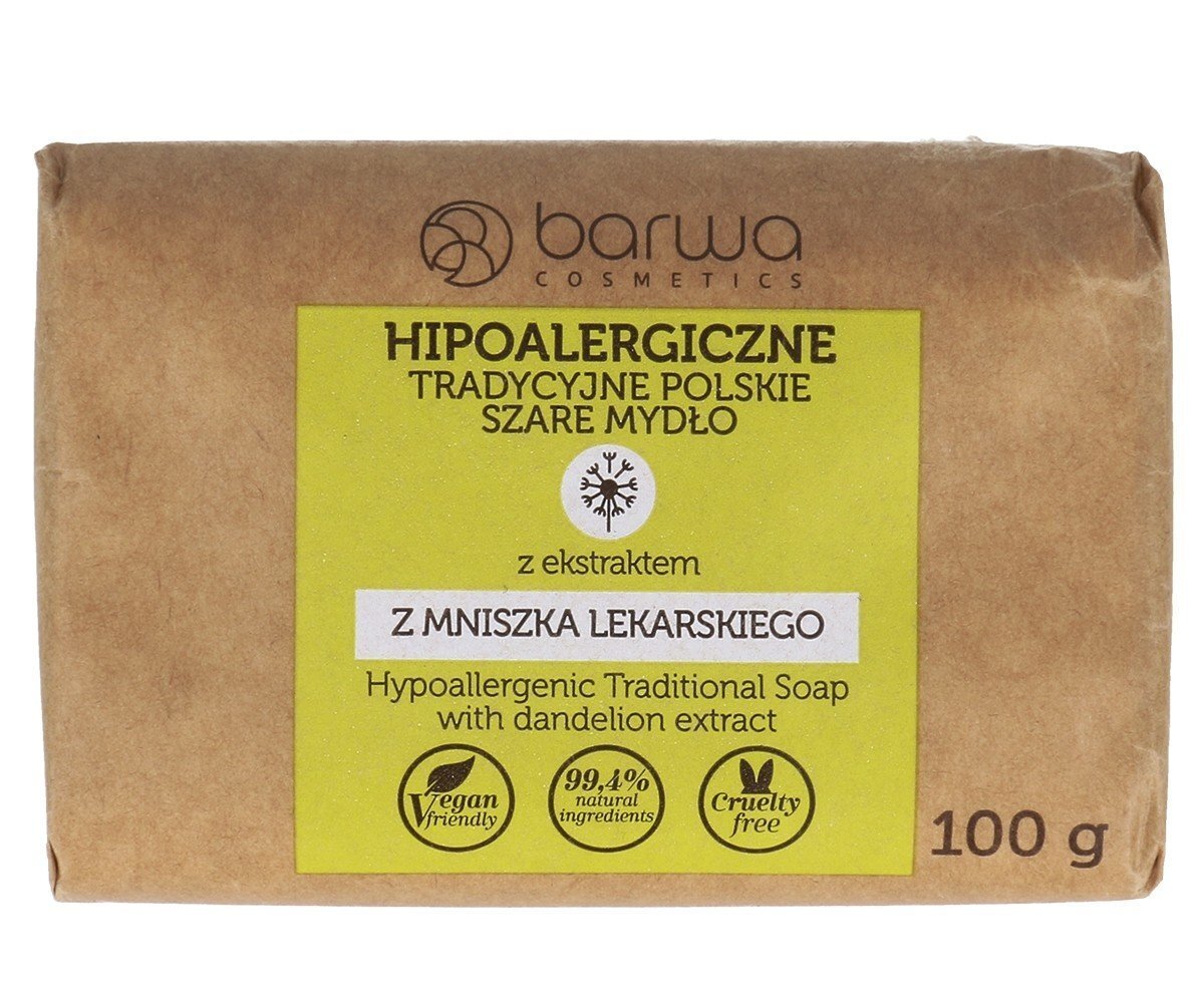 Hüpoallergeenne naturaalne Poola seep võilille ekstraktiga Barwa 100 ml цена и информация | Seebid | kaup24.ee