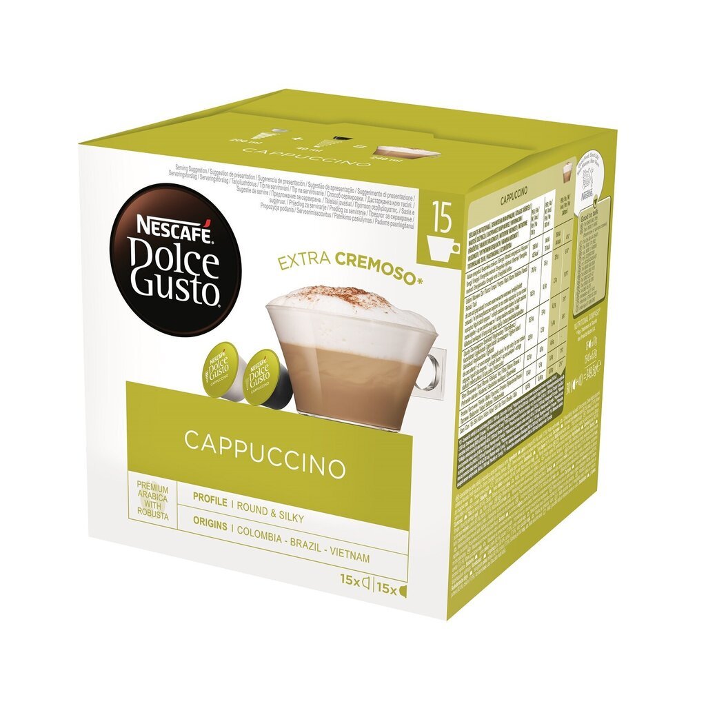 NESCAFE Dolce Gusto Cappuccino 30 kohvikapslit, 349,5g цена и информация | Kohv, kakao | kaup24.ee